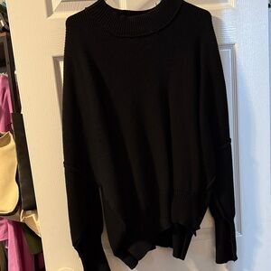 Zenana Outfitters Black oversized Sweater